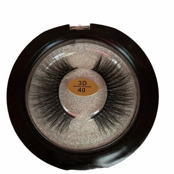 Handmade 3D Mink Lashes #40 Long Thick Eyelashes Extension 100% Real Mink - Picture 3 of 4